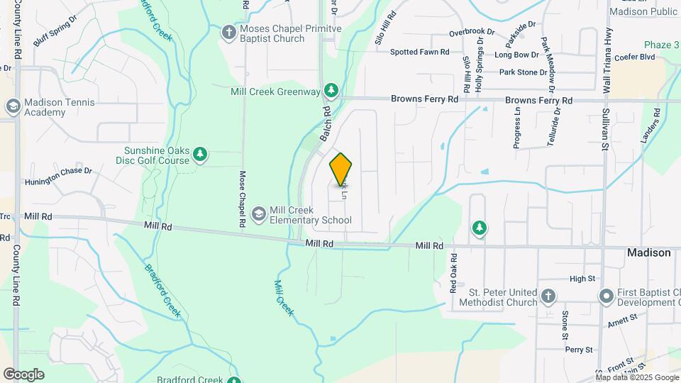 117 Evergreen Ml Ln Map and Location Details