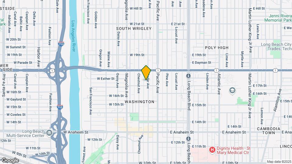 1719 Cedar Ave Map and Location Details