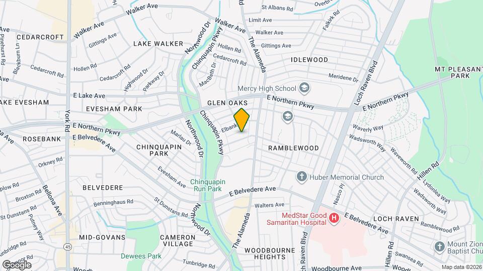 1124 Gleneagle Rd Mapa y Detalles de la Ubicación