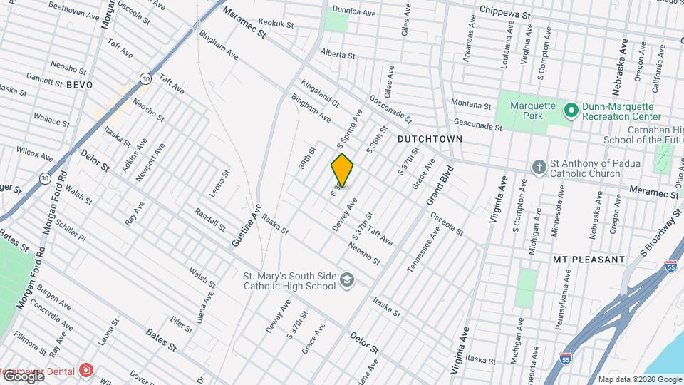 4448 S 38th St Map and Location Details