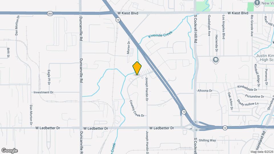 4649 Country Creek Dr Map and Location Details