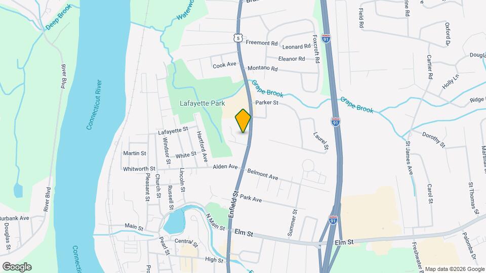 692 Enfield St Map and Location Details