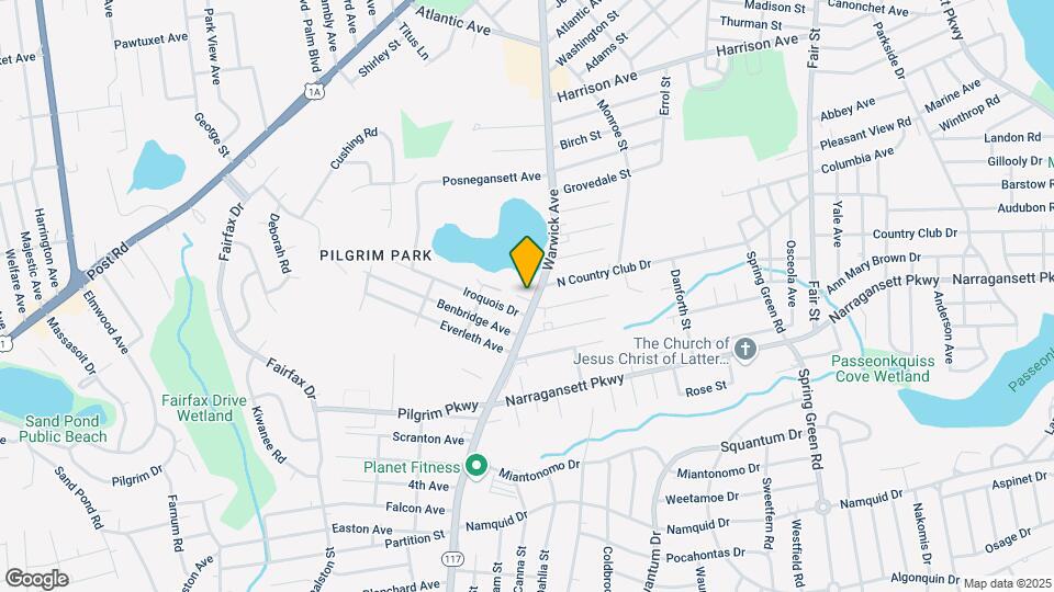 1015 Warwick Ave Mapa y Detalles de la Ubicación
