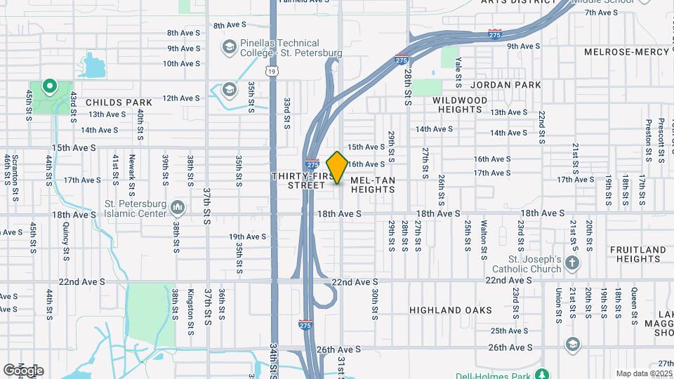 1711 31st St S Map and Location Details