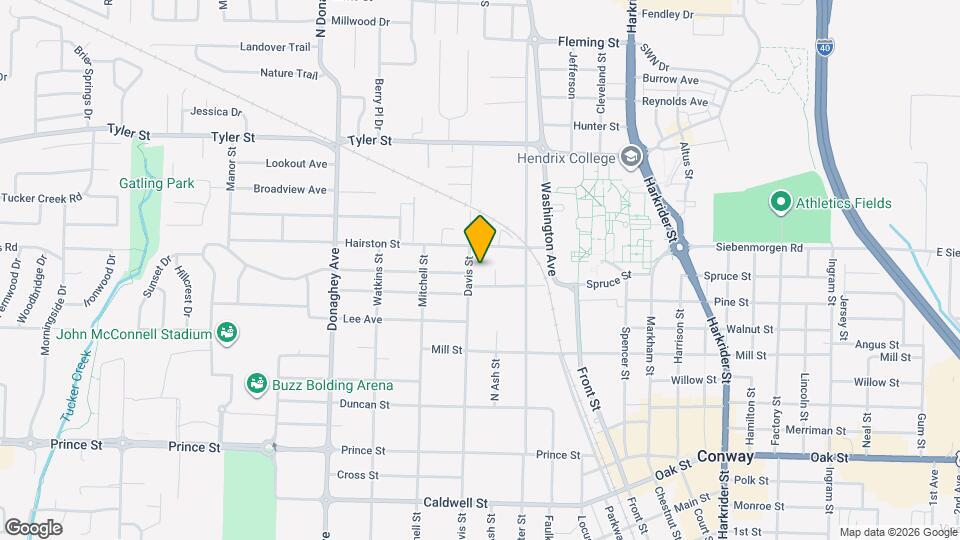 1416 Davis St Map and Location Details