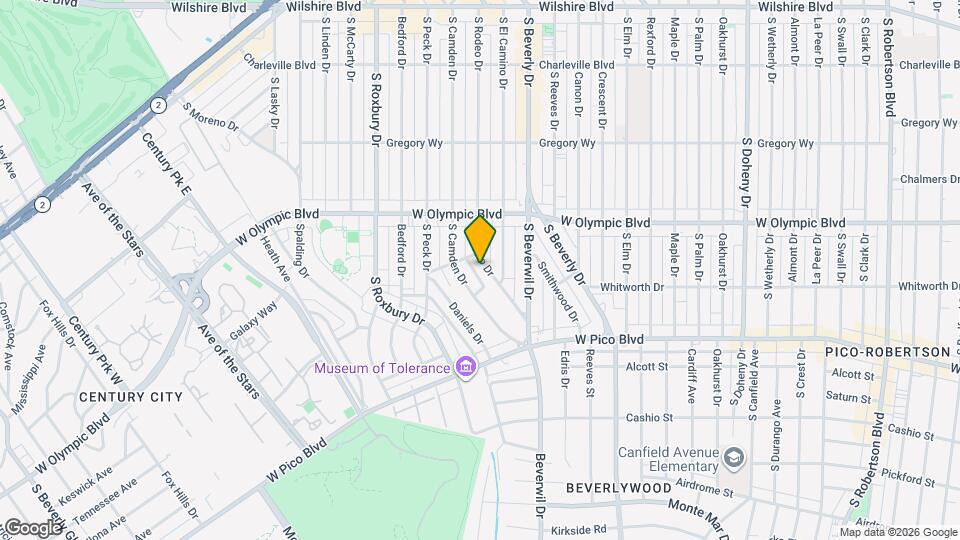 455 S Rodeo Dr Map and Location Details