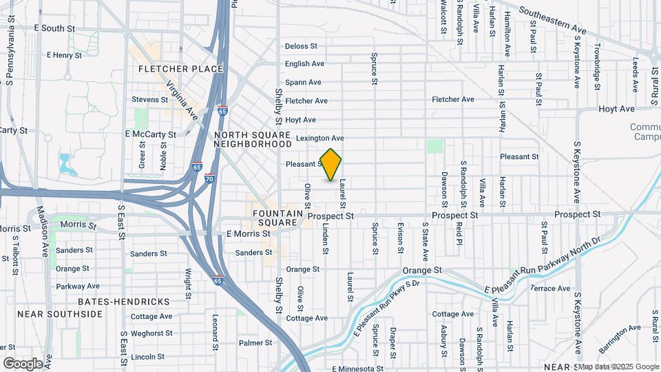 1306 Woodlawn Ave Map and Location Details