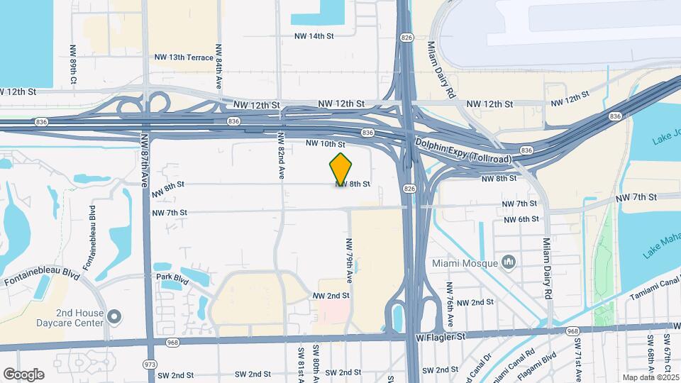 8030 NW 8th St Map and Location Details