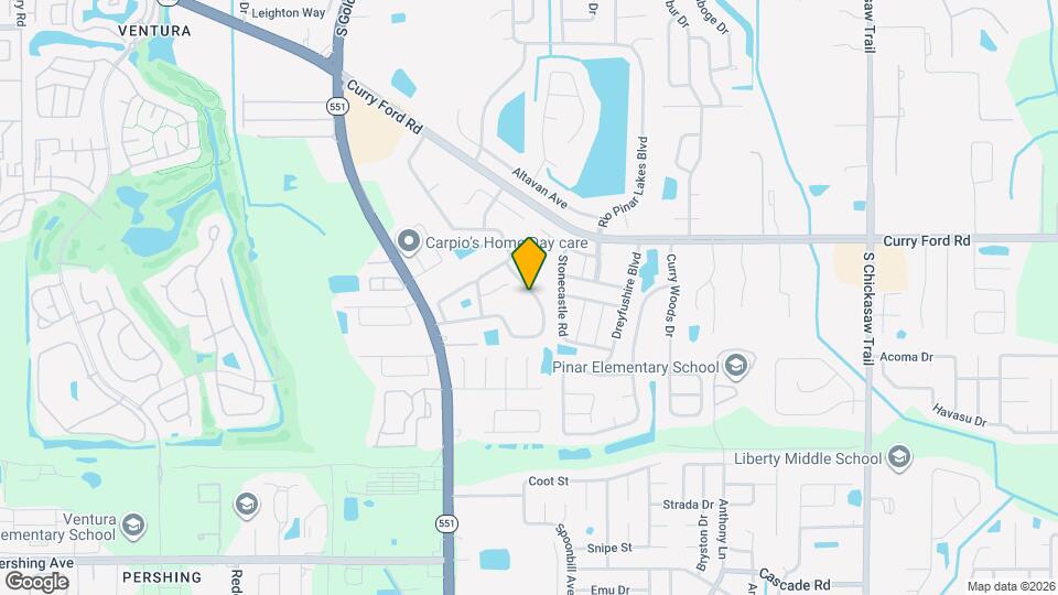 7807 Pine Fork Dr Map and Location Details