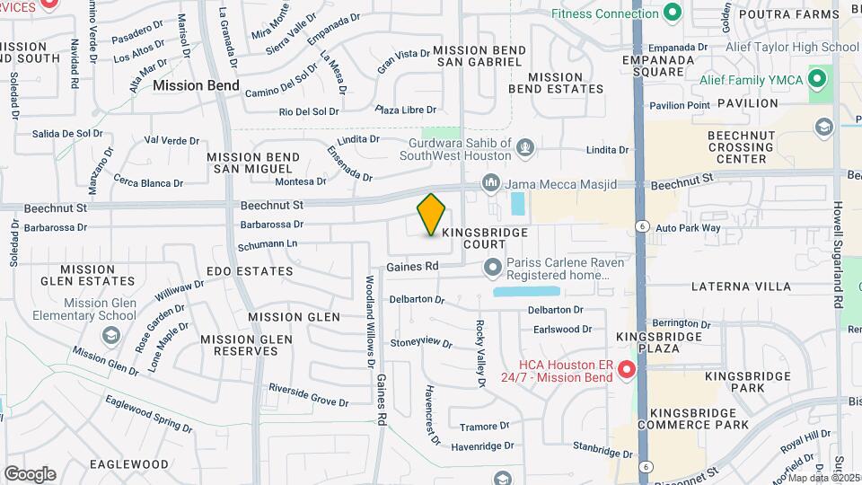 8126 Glorieta Dr Map and Location Details