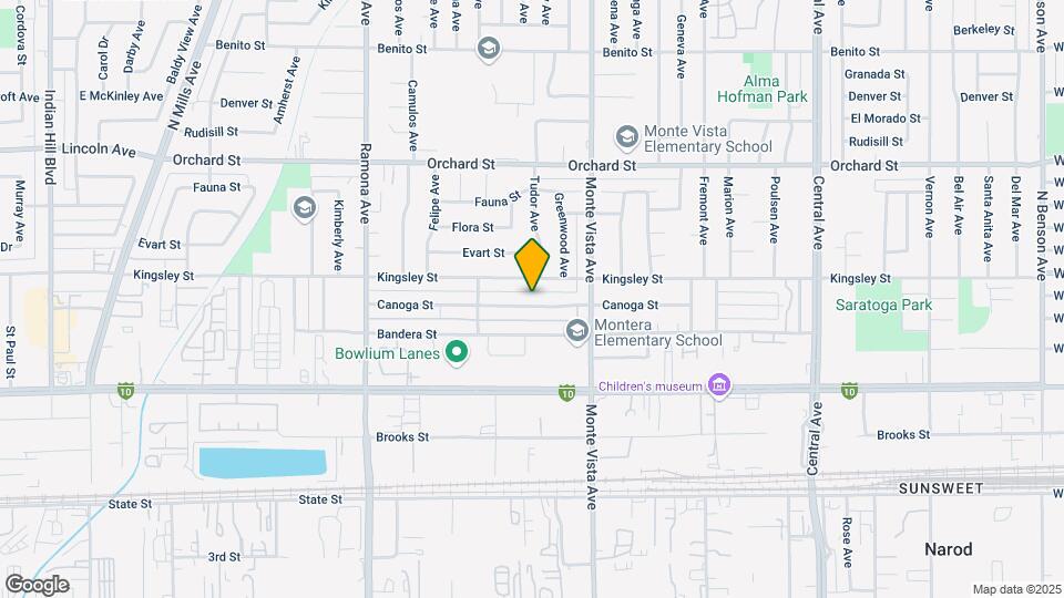 Montclair Apartments Map and Location Details