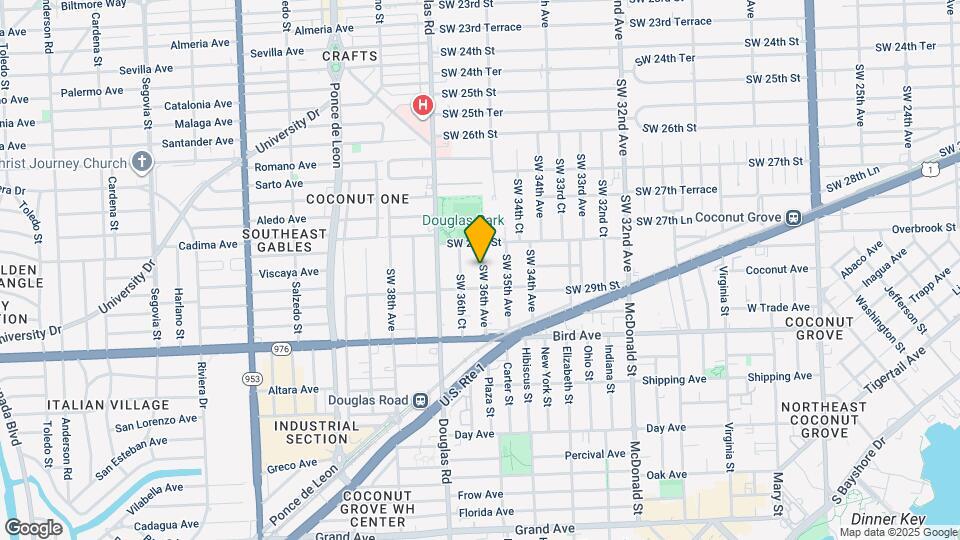 2852 SW 36th Ave Map and Location Details