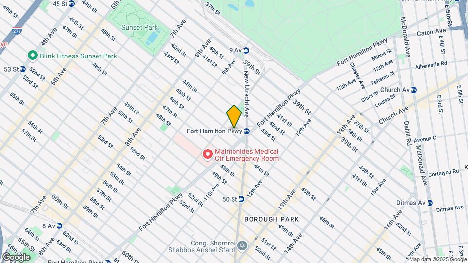 1025 45th St Map and Location Details