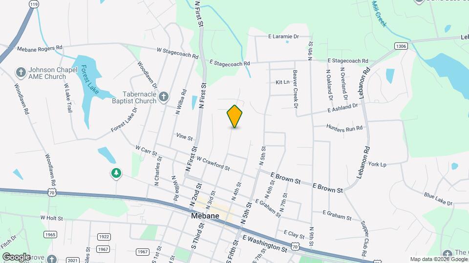 616 N 3rd St Map and Location Details