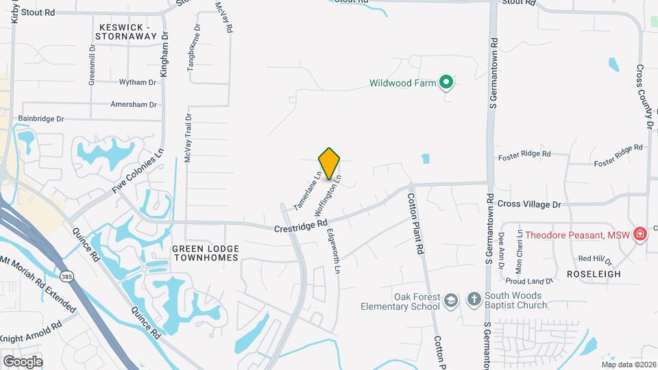 2957 Woffington Ln Map and Location Details