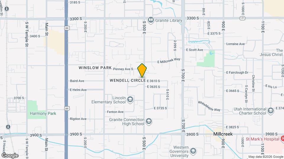 486 E Wendell Dr Map and Location Details