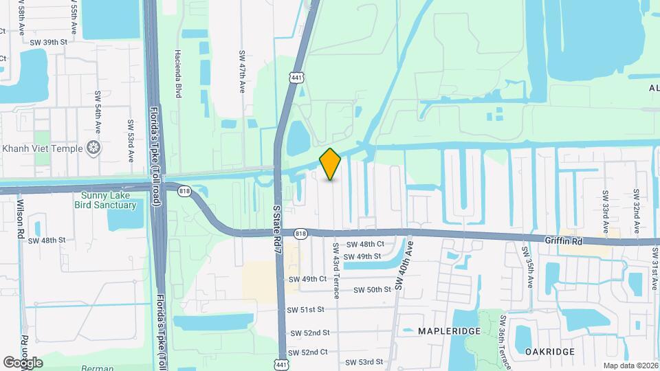 4681 SW 43rd Ter Mapa y Detalles de la Ubicación