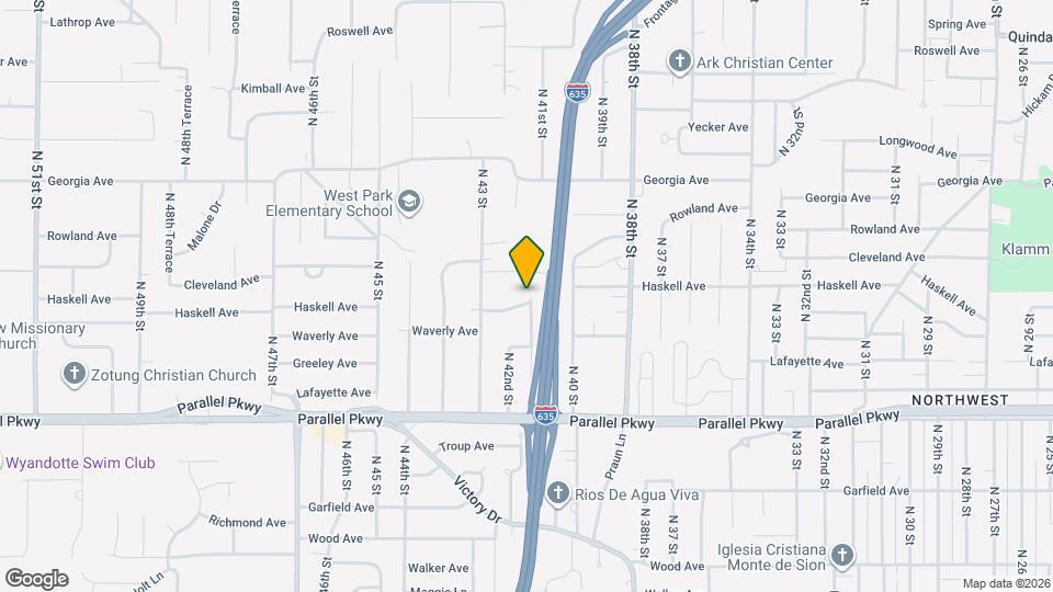 4100 Waverly Ave Mapa y Detalles de la Ubicación