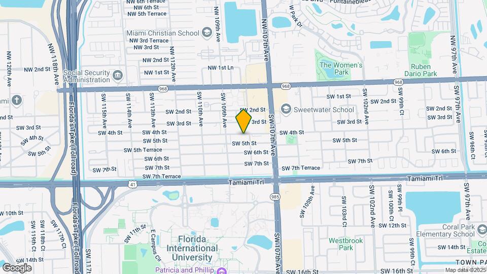 10822 SW 4th St Mapa y Detalles de la Ubicación