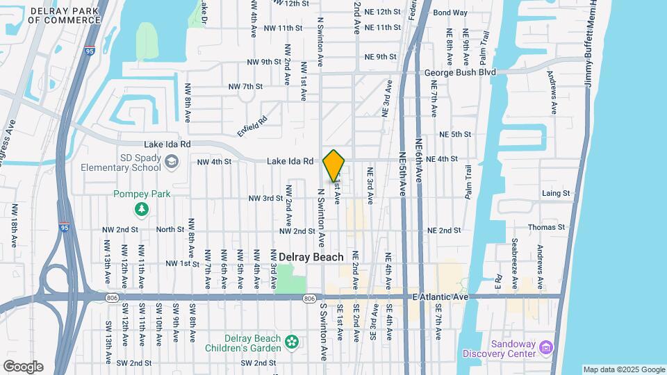 318 NE 1st Ave Map and Location Details