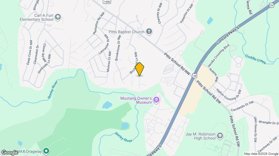 4857 Misty Forest Pl NW Map and Location Details