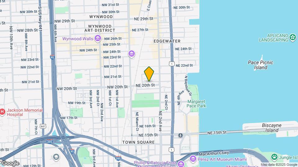 119 NE 20th St, Unit A1 Map and Location Details