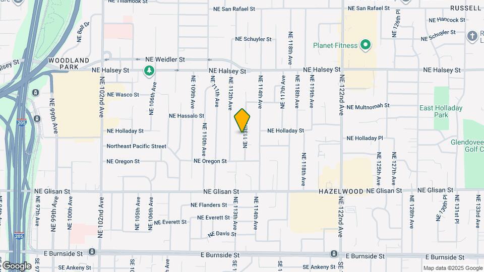 941 NE 113th Ave Map and Location Details