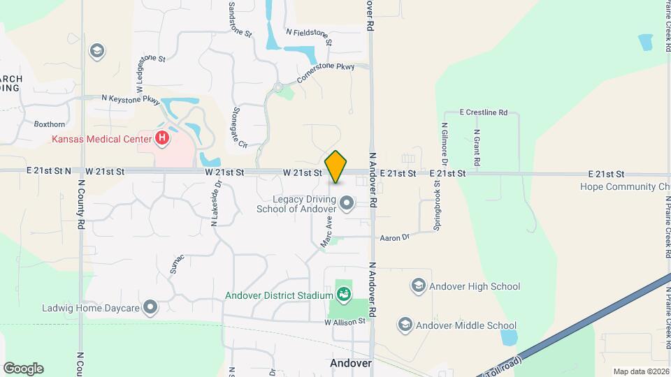 2036 Marc Ave Map and Location Details