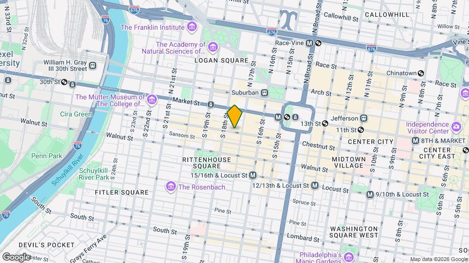 1737 Chestnut St Map and Location Details