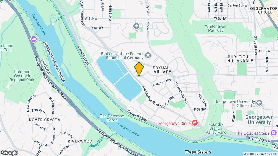 4631 MacArthur Blvd NW Map and Location Details