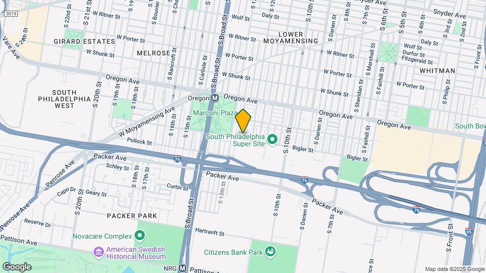 2848 S Camac St Mapa y Detalles de la Ubicación