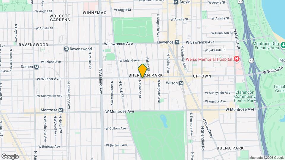 4551 N Beacon St, Unit 1 Mapa y Detalles de la Ubicación