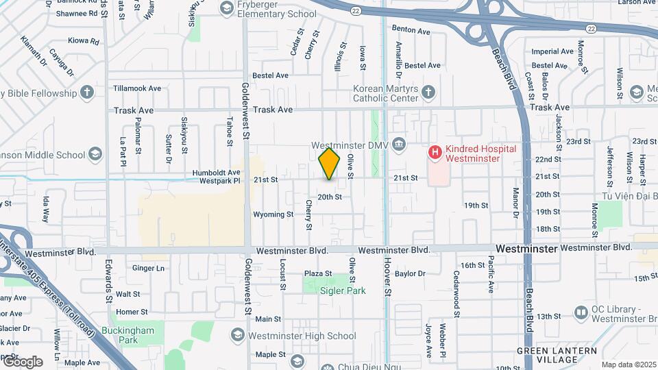 7272-7276 21st St Map and Location Details