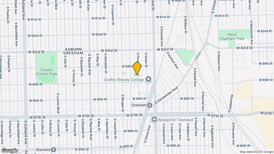 8440 S Peoria St Map and Location Details