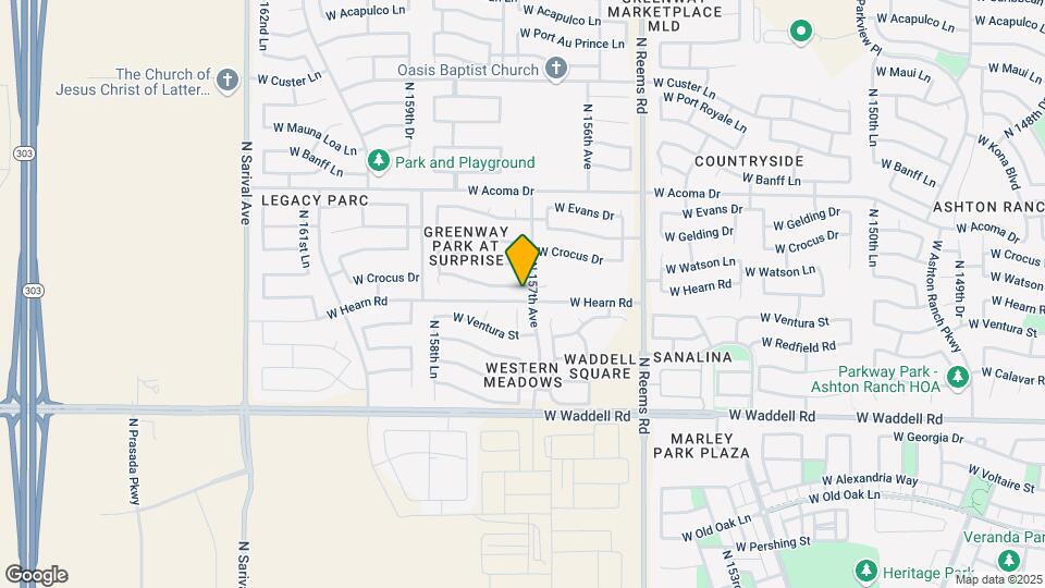 15709 W Watson Ln Map and Location Details
