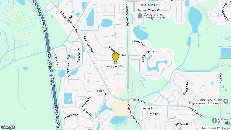 2256 Seven Oaks Dr Map and Location Details