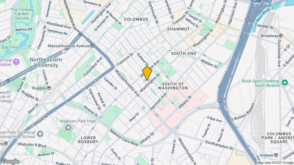 1677 Washington St Mapa y Detalles de la Ubicación