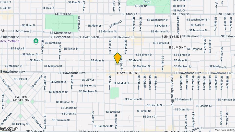 1342 SE 32nd Ave Map and Location Details