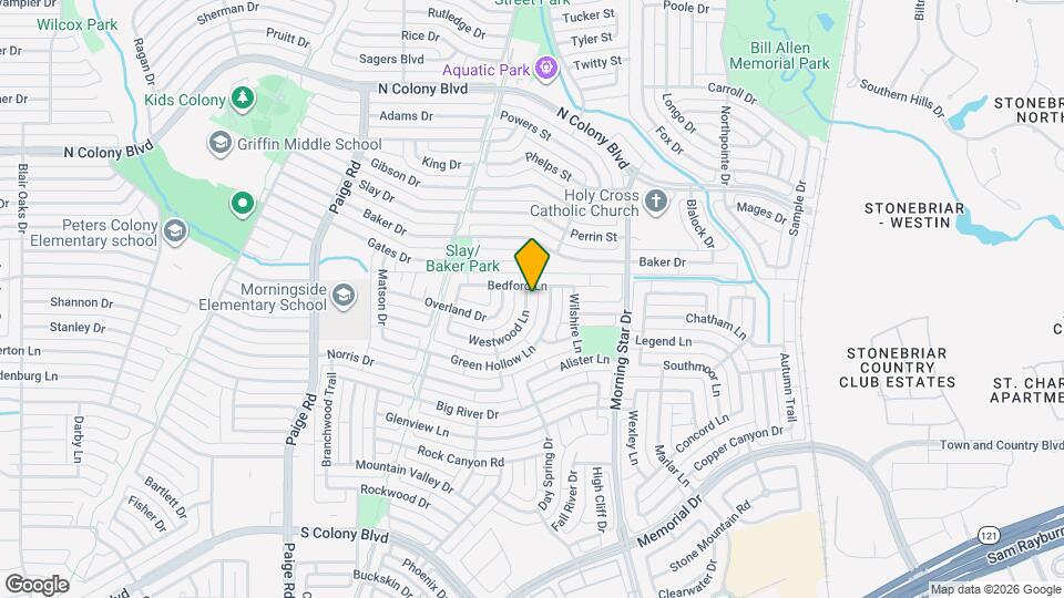 5653 Westwood Ln Map and Location Details