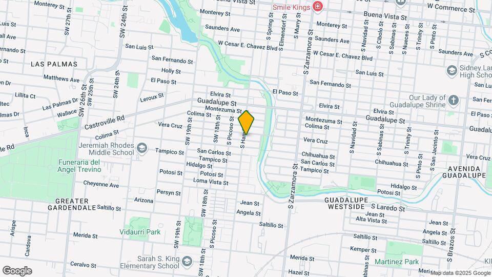 1829 Santiago St Map and Location Details
