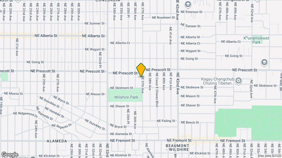 4409 NE 37th Ave Map and Location Details