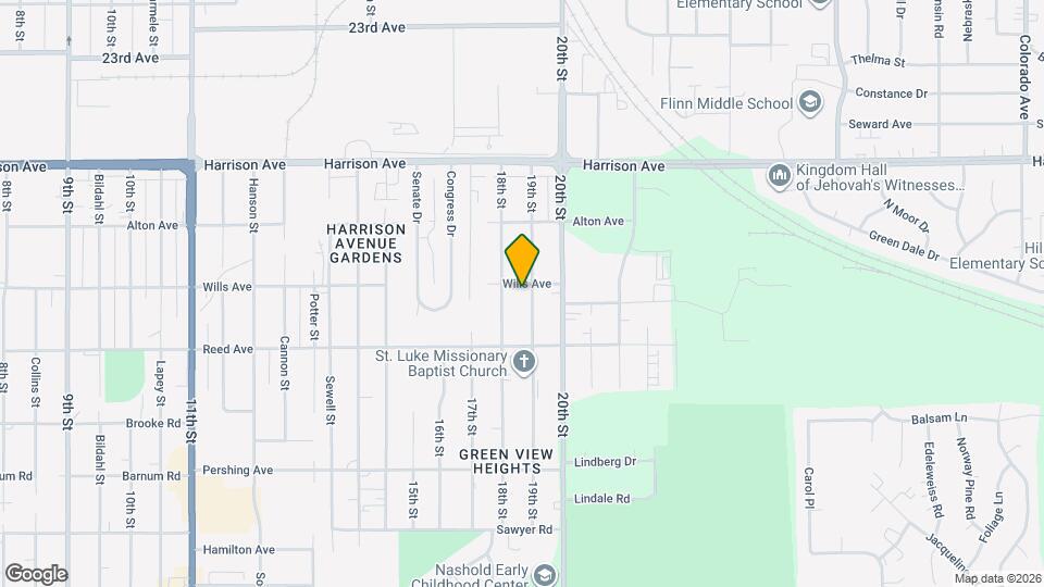 2809 19th St Map and Location Details