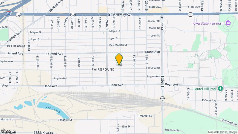 2634 E Walnut St Map and Location Details