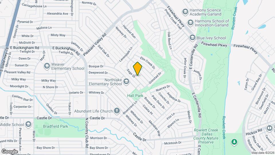 1834 Sage Dr Map and Location Details