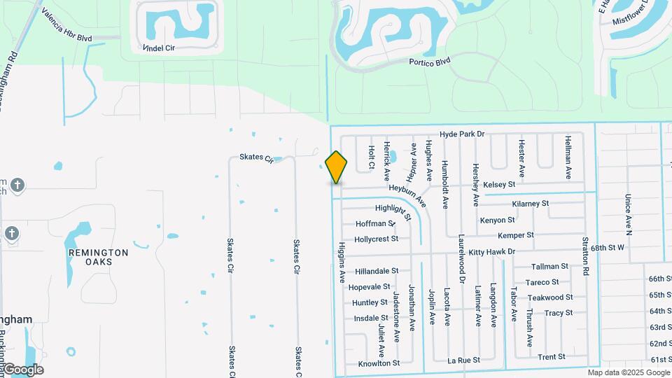 6129 Higgins Ave Map and Location Details