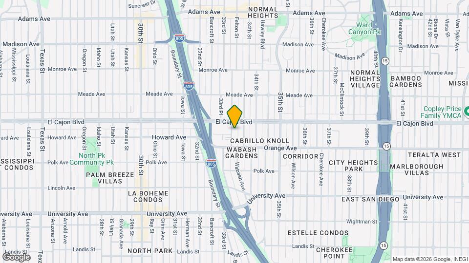 4263 33rd St Map and Location Details