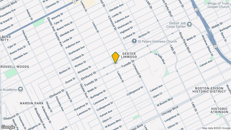 2749 Elmhurst St Map and Location Details