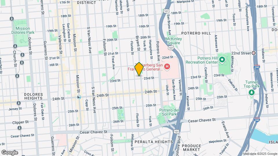 2856-2864 23rd St Mapa y Detalles de la Ubicación
