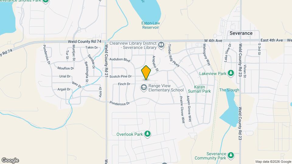 708 Finch Dr Mapa y Detalles de la Ubicación