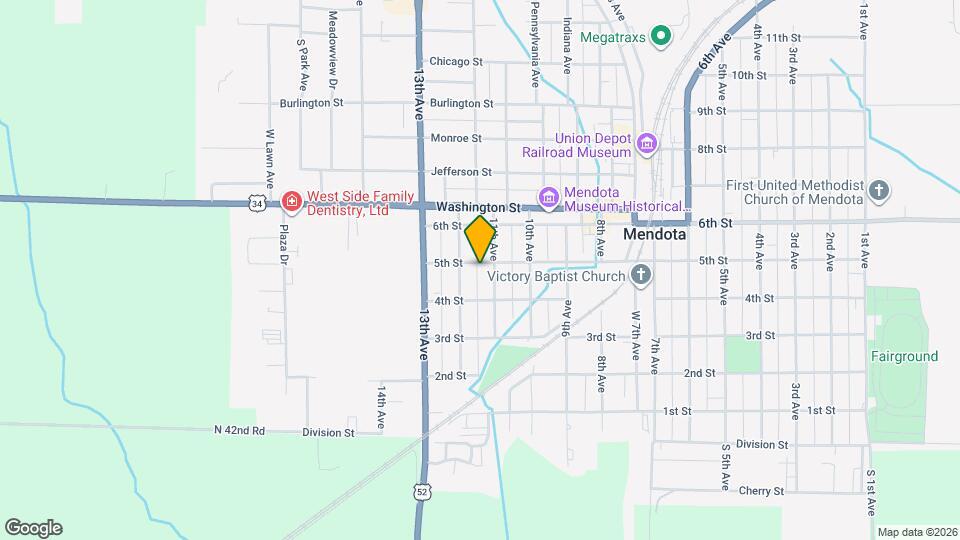 1105 5th St Map and Location Details